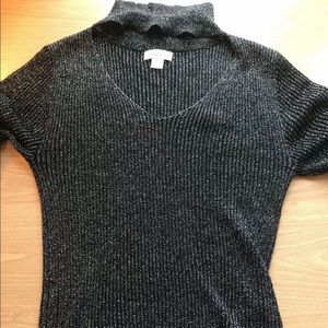 Xhilaration Cut out., shimmering sweater xs